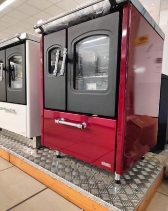 Cucina a legna Smart 60S VENTILATA ROSSO| Cadel