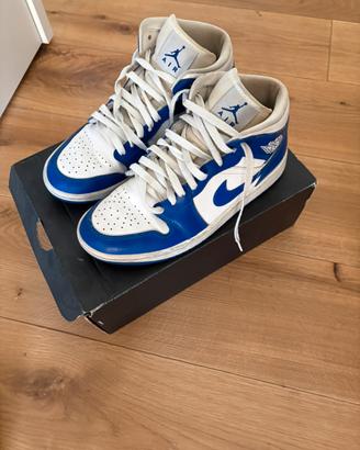Air Jordan 1  White/Blue