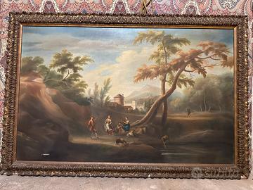 Quadro 163x110 cm olio su tela con cornice