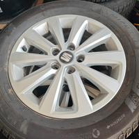 4 cerchi in lega +gomme Michelin Alpin 6 185 65 15