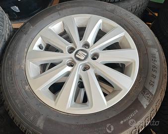 4 cerchi in lega +gomme Michelin Alpin 6 185 65 15