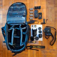 Nikon D700 fx con vari accessori