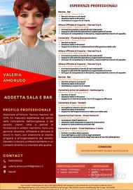 Cameriera/banconista con esperienza - dal 07/04