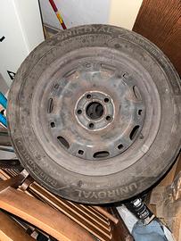 cerchi vag 5x100 + gomme uniroyal