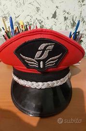 cappello berretto  capostazione FS
