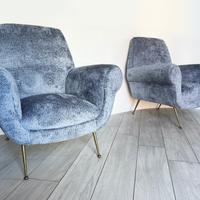 Coppia di poltrone anni 50 - Gigi Radice