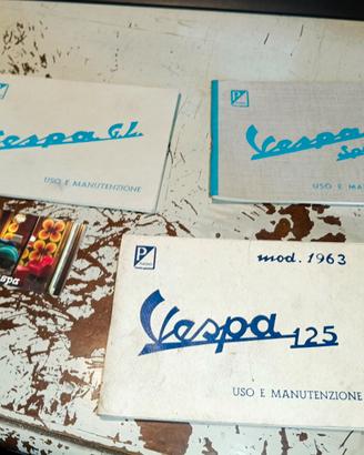 libretto uso e manutenzione vespa 150 gl vnb 125 s