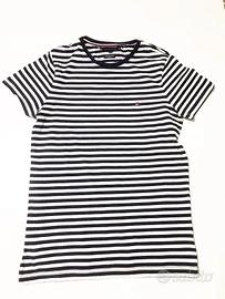 T-Shirt Tommy Hilfiger Donna Taglia S a Righe Blu