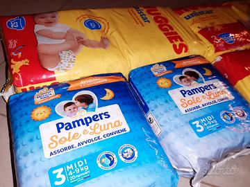300 Pannolini Pampers-Huggies Taglia 3