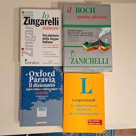 Lotto dizionari Zanichelli Oxford Boch