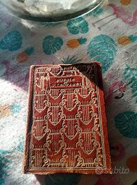 Mini libro poesie di Giacomo leopardi