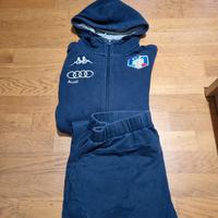 Felpa + Pantaloni Kappa FISI - tg.L