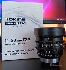 Obiettivo Cine Tokina AT-X 11-20mm T2.9 EF