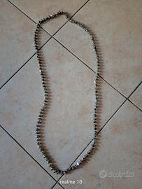 Collana donna 58 cm  doppia chiusura magnetica 