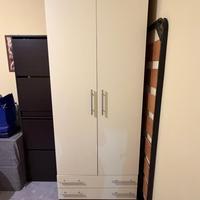 Armadio cameretta 2 ante e cassetti