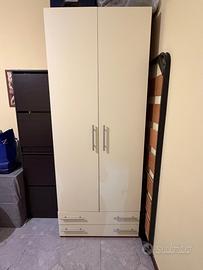 Armadio cameretta 2 ante e cassetti