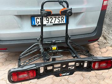 Porta bici da gancio traino per 2 bici