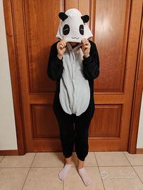 Pigiamone Panda morbidissimo, caldo, comodo