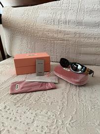 Miu Miu Glimpse Occhiali Nero Oro