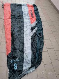 Kite cassonato, Flysurfer Soul 2 taglia 8m  