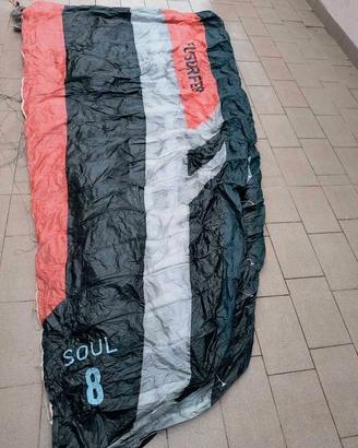 Kite cassonato, Flysurfer Soul 2 taglia 8m  