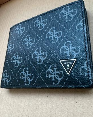GUESS in Vera Pelle - Nuovo con RFID Safe