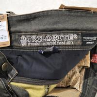 Pantaloni moto Trilobite Scrambler verdi TG.38