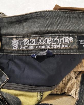 Pantaloni moto Trilobite Scrambler verdi TG.38