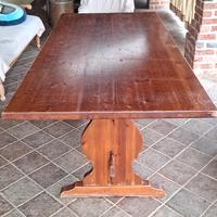 Tavolo legno massello, modello birreria.