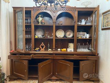 Mobile da soggiorno in legno vintage