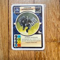 Carta Mutant Chronicles rara - Jaeger Kommando