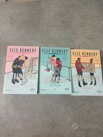 4 libri della serie “of campus”
