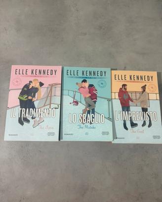 4 libri della serie “of campus”