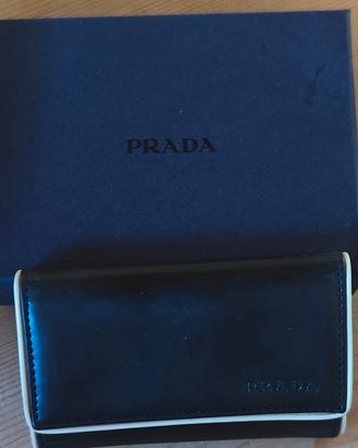 Portachiavi Prada  originale in pelle