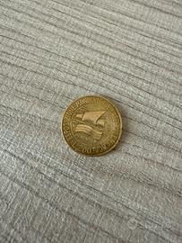 Moneta 200 lire Esposizione mondiale Genova