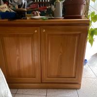 Cucina,camera e soggiorno