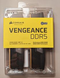 RAM DDR5 32GB CORSAIR VENGEANCE 6000MHZ CL30