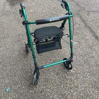 Girello per anziani in alluminio