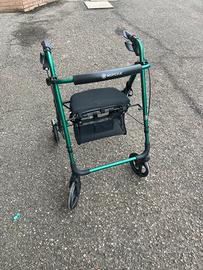 Girello per anziani in alluminio