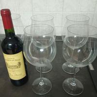 Calici vino rosso