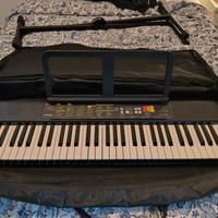 tastiera Yamaha con supporto e custodia