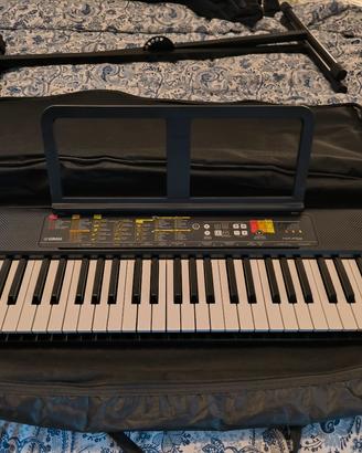 tastiera Yamaha con supporto e custodia