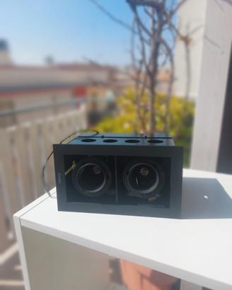 Faretto incasso Iguzzini 4602 trimmer nero