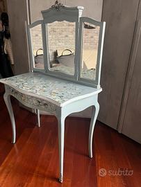 Consolle scrivania xon specchio vintage