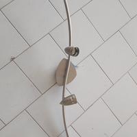 Lampadario con faretti da soffitto