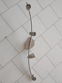 Lampadario con faretti da soffitto