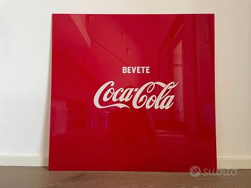 Pannello in plexiglass Coca-Cola anni 60