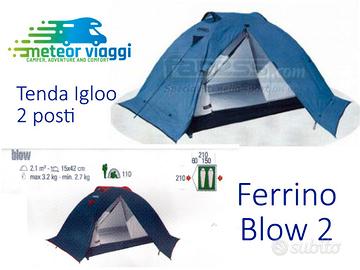 NUOVA - Tenda igloo 2 posti Ferrino Blow
