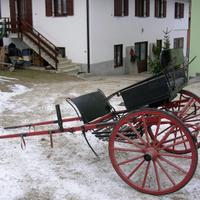 Antico calesse da cavallo