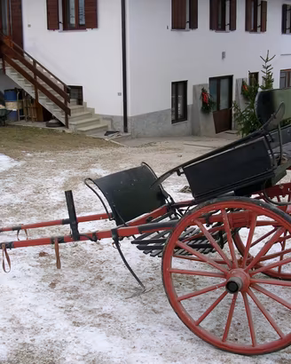 Antico calesse da cavallo